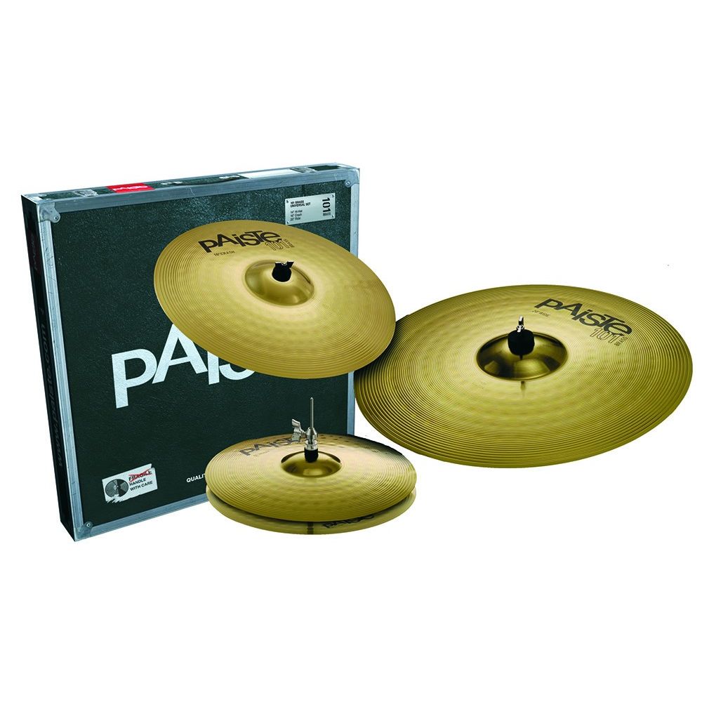 Paiste 101 Brass Universal Cymbal Set 14/16/20