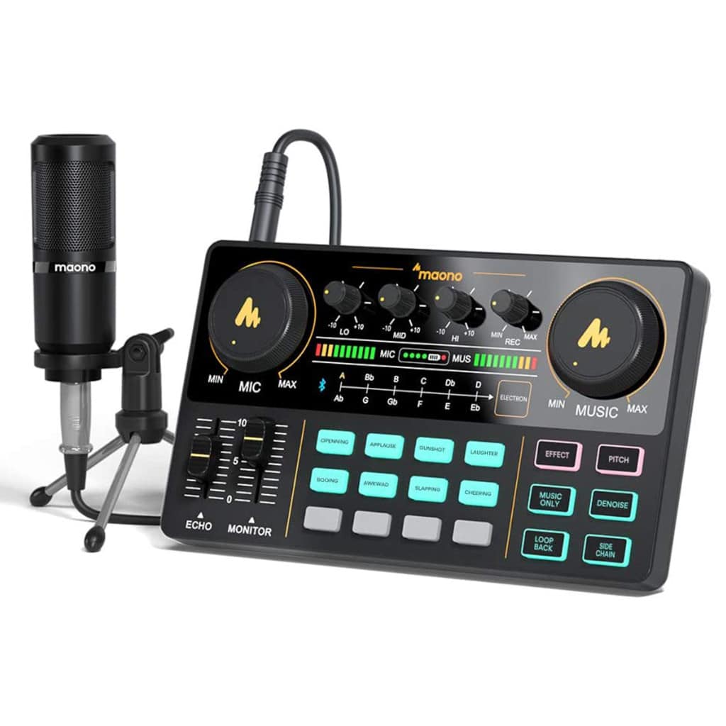 MAONOCASTER Lite Portable All-In-One Podcast Production Studio AU-AM200-S1