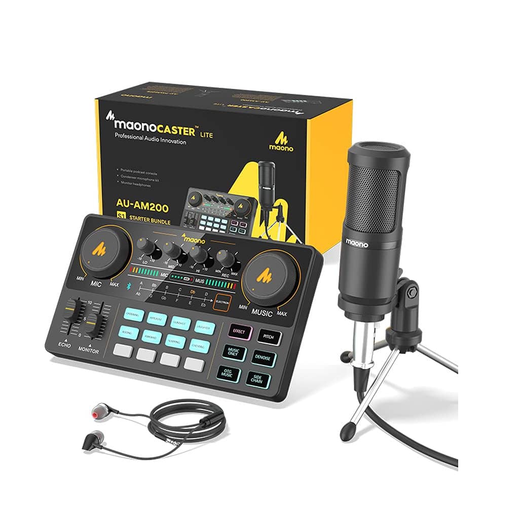 MAONOCASTER Lite Portable All-In-One Podcast Production Studio AU-AM200-S1 - Image 2