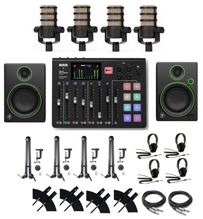 RodeCaster Pro – Podcast Production Combo THREE