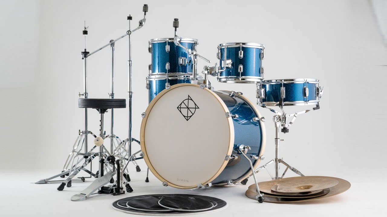 Dixon Drums Spark 5 Piece Poplar Drum Kit With Cymbals - Image 2