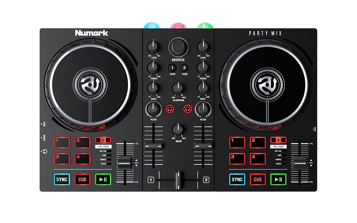 Numark Party Mix II DJ Controller with Built-in Light Show
