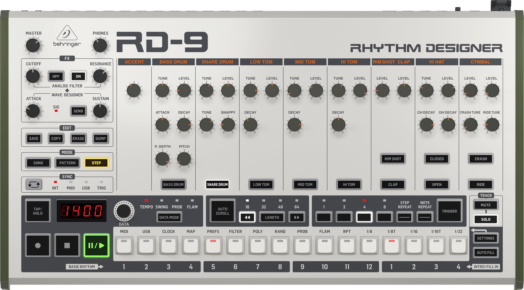 Behringer RD-9 Analog Drum Machine